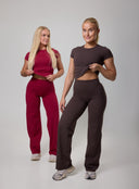 Aura Short Sleeve Coffee Brown