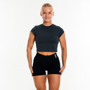 Aura Baby Tee Slate