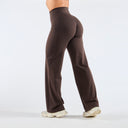 Aura Flair Pants Coffee Brown