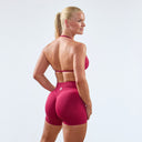 Maia Halter Bra Cherry Red